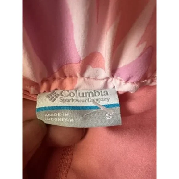 Columbia Omni- Shield Bogata Bay Pink Printed Skort Active Woman’s Size Small - Picture 7 of 11